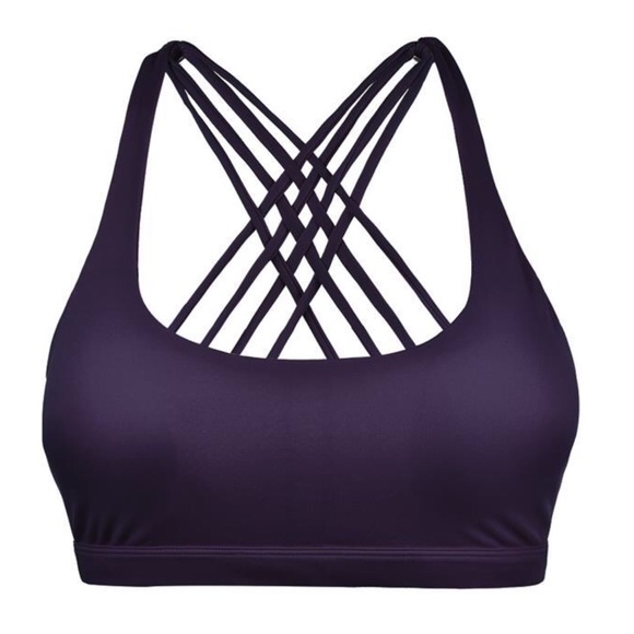 Alexa Move Freely Aubergine Sports Bra - Picture 4 of 6
